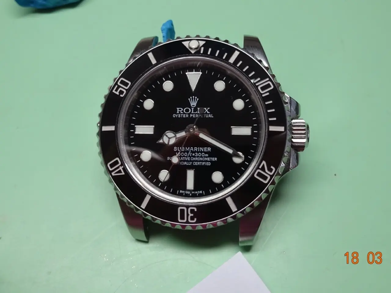 Exclusively Swiss-made Swatch watch, titled "What If...Tariffs?", transforms its dial in opposition...