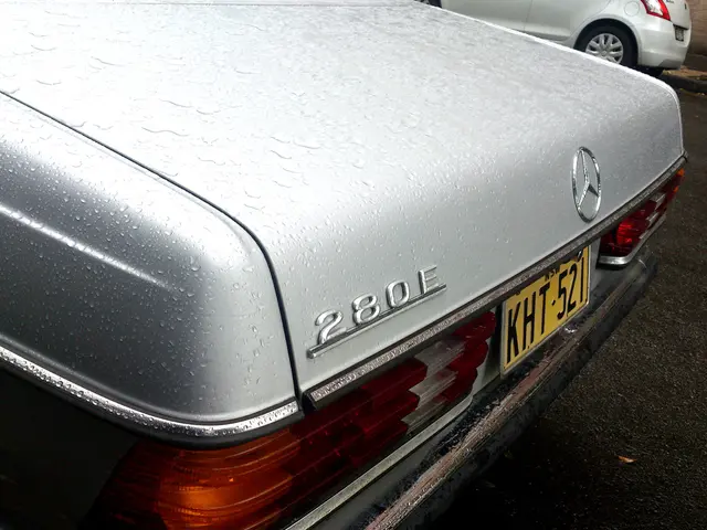 Driving a Mercedes-EQE stretch limousine on the Großglockner mountain pass route.