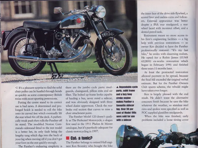 Here in this picture we can see a paper and on that paper we can see images of a motorbike and we...