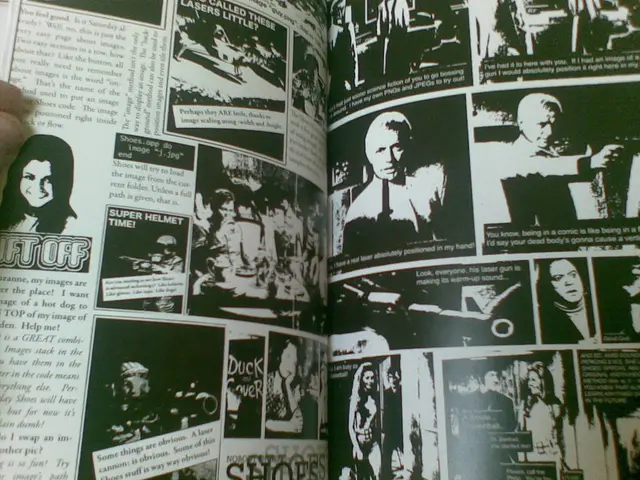 In this picture I can see a human hand and a book with some text and few pictures.