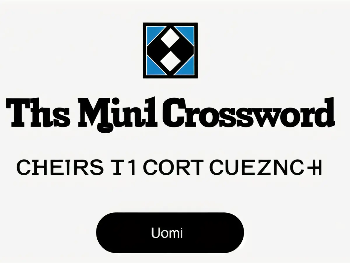 Ready to dive into a Mini Crossword adventure? The screen greets you with enthusiasm, "The Mini...