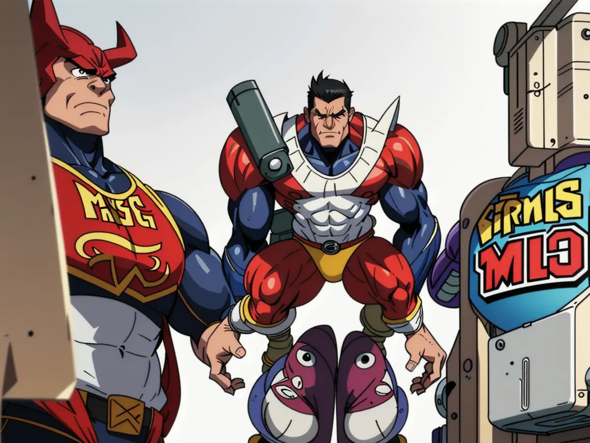 Dinosaur-themed Power Ranger's Megazord