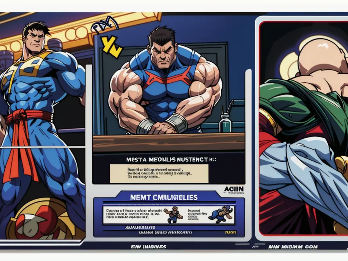 Arcade introduction screen for Marvel vs. Capcom 2, depicted in the provided image, from Capcom.