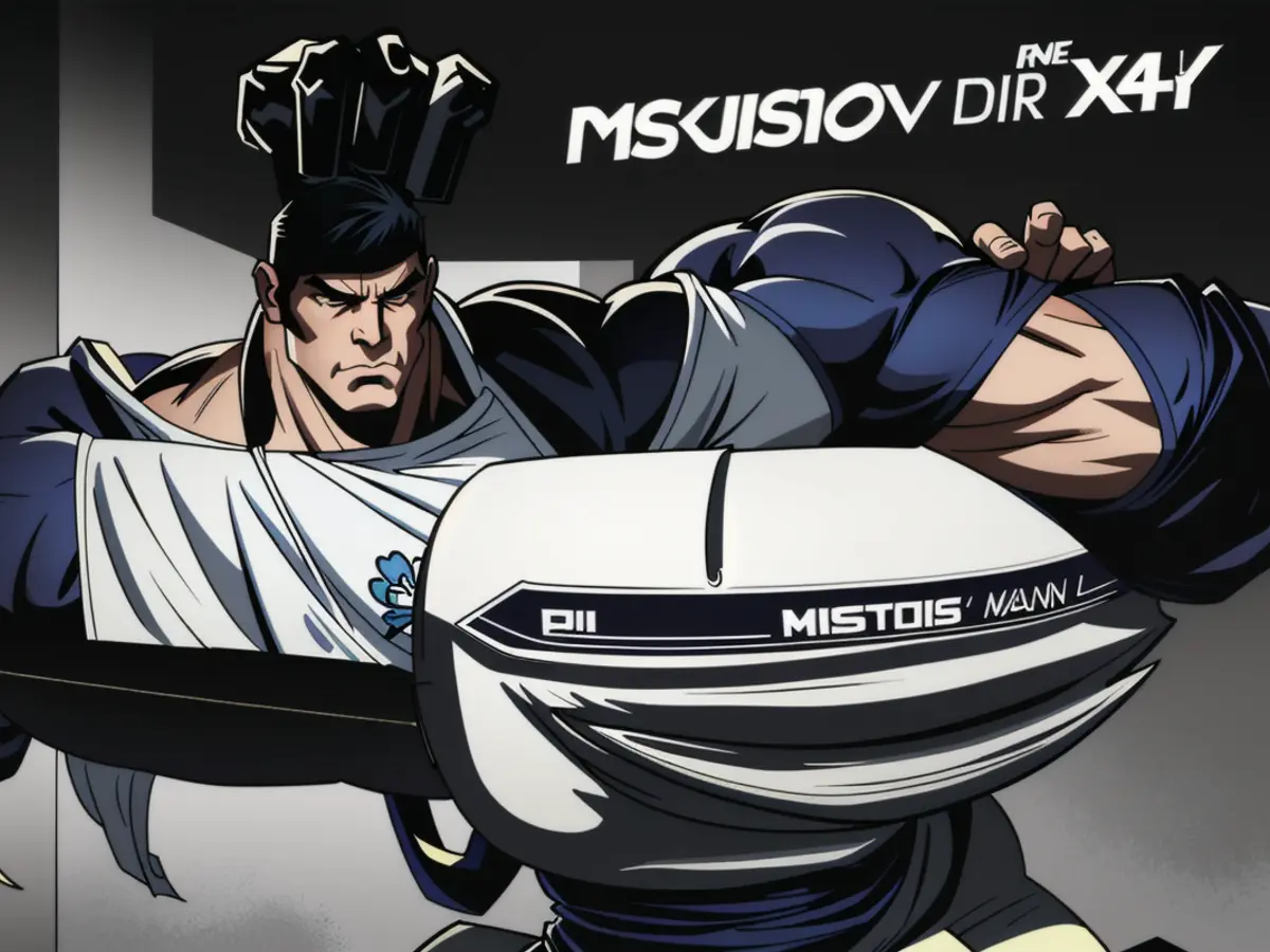 Portrayal in Photograph: Man in a Suit Holds a Protest Sign, Demonstration Ensues Hyundai Motor posts record-breaking first-quarter revenue, boosted by advantageous exchange rates and heightened sales of hybrid vehicles, amid a minor dip in worldwide automobile sales.