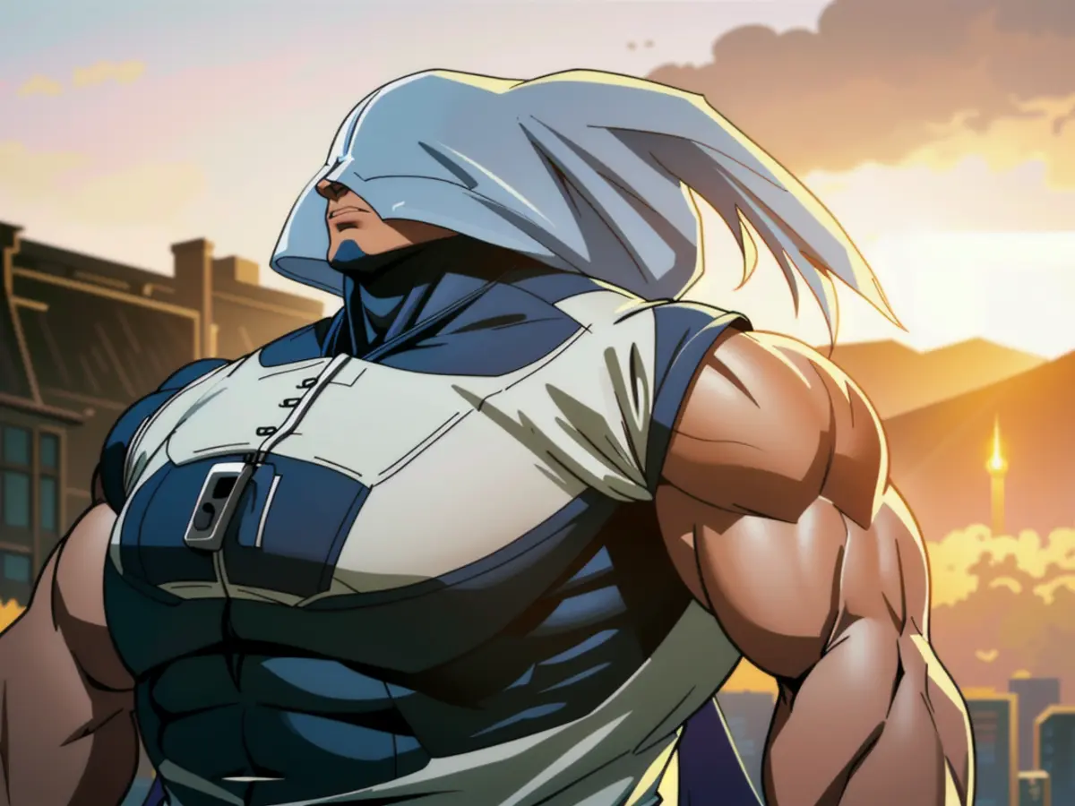 Figure depiction: Man in a mask and suit, brandishing a weapon, standing outside a government building. Nano Dimension is contemplating the sale or divestment of Desktop Metal, the recently acquired additive manufacturing equipment firm, as it explores various strategic options.