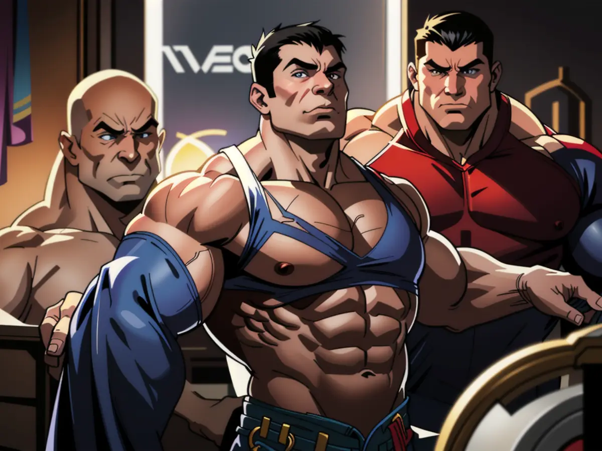 Man holding a large, red flag with white text reading Sabotage of the Innovative Minds Fueling the Tabletop Role-Playing Game Industry's Growth